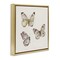 Stupell Industries Delicate Butterflies on Beige Floating Frame, design by Patricia Pinto